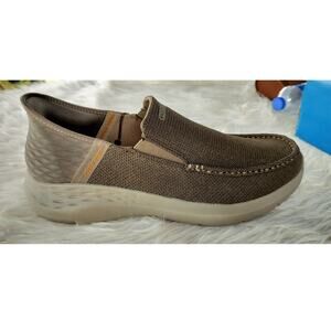 3909) Skechers Slip-ons Parson Ralven Taupe Shoes Size US 12